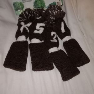 Voit Acrylic Knit Golf Club Head Covers New Old Stock Set Of 4